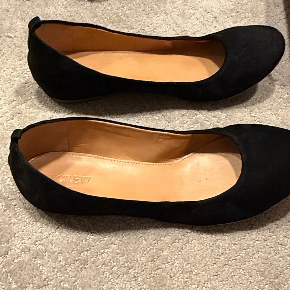 J. Crew Black Suede Ballet Flats - Picture 3 of 6